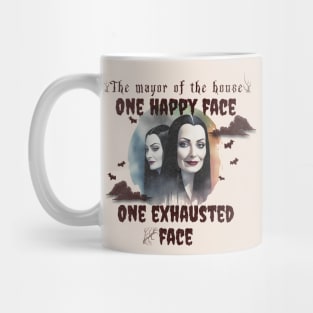 Chaos Manager: Smiles & Exhaustion - Funny Mom Wall Art Print Mug